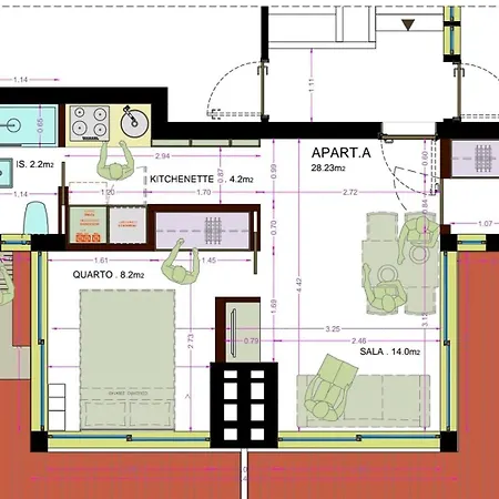 Appartement Viva - Seu Refugio Urbano!