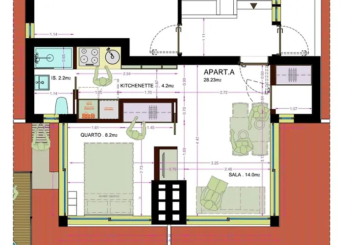 Appartement Viva - Seu Refugio Urbano!